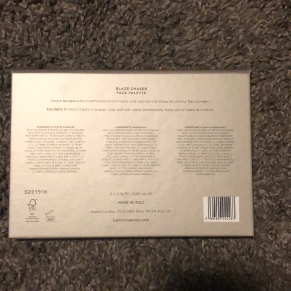 Iconic London blaze chaser face palette - Picture 3 of 3